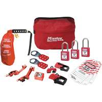Premier Lockout Kit with Zenex Thermoplastic Locks, Electrical Kit, 16 Components Helyx Safety & Industrial Supplies