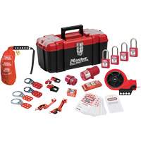 Premier Lockout Kit with Zenex Thermoplastic Locks, Electrical Kit, 21 Components Helyx Safety & Industrial Supplies