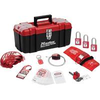 Standard Personal Lockout Kit with Zenex Thermoplastic Locks, Valve Kit, 13 Components Helyx Safety & Industrial Supplies