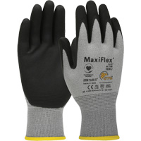 Gants compatibles avec les &eacute;crans tactiles ultral&eacute;gers ATG MaxiFlex Elite, Grand, R&ecirc;vetement Nitrile, Calibre 18, Enveloppe en Nylon Helyx Safety & Industrial Supplies