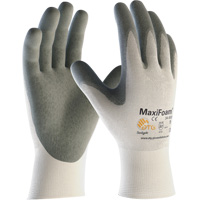 Gants en tricot sans couture de qualit&eacute; sup&eacute;rieure ATG MaxiFoam, Grand, R&ecirc;vetement Nitrile, Calibre 15, Enveloppe en Nylon Helyx Safety & Industrial Supplies