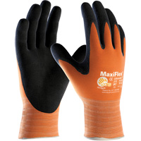 Gants sans coutures haute visibilit&eacute; ATG MaxiFlex Ultimate, Grand, R&ecirc;vetement Nitrile, Calibre 15, Enveloppe en Nylon/Lycra Helyx Safety & Industrial Supplies