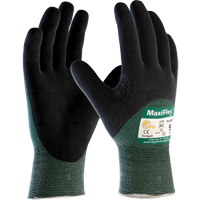 ATG MaxiFlex&reg; Cut Seamless Cut Resistant Gloves, Size Large, 15 Gauge, Nitrile Coated, Engineered Yarn Shell, ASTM ANSI Level A2/EN 388 Level 3/EN 388 Level B Helyx Safety & Industrial Supplies