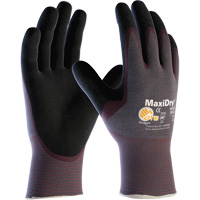 Gants sans couture ultra l&eacute;gers ATG MaxiDry, Grand, R&ecirc;vetement Nitrile, Calibre 15, Enveloppe en Nylon/&eacute;lasthanne Helyx Safety & Industrial Supplies