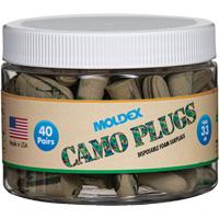 Camo Earplugs, Bulk - Canister Helyx Safety & Industrial Supplies