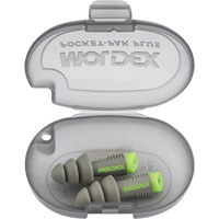 Alphas Reusable Earplugs, Uncorded, Bulk - Plastic Case, 27 dB NRR, One-Size Helyx Safety & Industrial Supplies