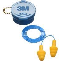 E-A-R Ultrafit Premolded Earplugs, Corded, Pair - Plastic Case, 25 dB NRR, One-Size Helyx Safety & Industrial Supplies