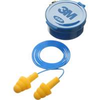 E-A-R Ultrafit Premolded Earplugs, Corded, Pair - Plastic Case, 25 dB NRR, One-Size Helyx Safety & Industrial Supplies