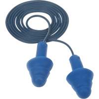 E-A-R Ultrafit Premolded Earplugs, Corded, One-Size, Bulk - Polybag, NRR 25 dB NRR dB Helyx Safety & Industrial Supplies