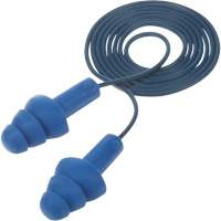 E-A-R Ultrafit Premolded Earplugs, Corded, One-Size, Bulk - Polybag, NRR 25 dB NRR dB Helyx Safety & Industrial Supplies