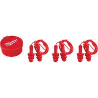 Reusable Ear Plugs, Corded, Pair - Plastic Case, 26 dB NRR, One-Size Helyx Safety & Industrial Supplies