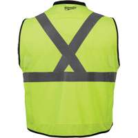 Performance Safety Vest, High Visibility Lime-Yellow, Large/X-Large Helyx Safety & Industrial Supplies