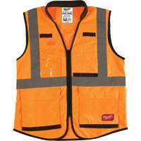 Performance Safety Vest, High Visibility Orange, 4X-Large/5X-Large Helyx Safety & Industrial Supplies