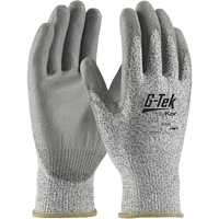 G-Tek&reg; PolyKor&reg; Cut-Resistant Glove, Size X-Small, 13 Gauge, Polyurethane Coated, Engineered Yarn Shell, ANSI/ISEA 105 Level 3 Helyx Safety & Industrial Supplies