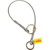 Adaptateur pour c&acirc;ble &agrave; deux anneaux, Fixation universelle, Usage Temporaire Helyx Safety & Industrial Supplies