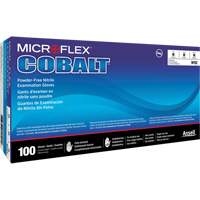 Microflex&reg; Cobalt&reg; N19 Multi-Purpose Exam Gloves, X-Small, Nitrile, 3.9-mil, Powder-Free, Blue, Class 2 Helyx Safety & Industrial Supplies