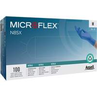 Microflex&reg; N85 Gloves, X-Small, Nitrile, 3.5-mil, Powder-Free, Blue, Class 2 Helyx Safety & Industrial Supplies