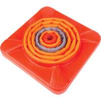 C&ocirc;ne de signalisation repliable, 18" h, Orange Helyx Safety & Industrial Supplies