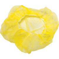 Bouffant Caps, Polypropylene, 21", Yellow Helyx Safety & Industrial Supplies