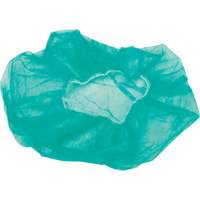 Bouffant Caps, Polypropylene, 21", Green Helyx Safety & Industrial Supplies