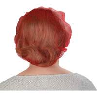 Bouffant Caps, Polypropylene, 21", Red Helyx Safety & Industrial Supplies