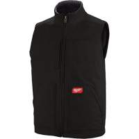 Heavy-Duty Sherpa-Lined Vest, Men's, Small, Black Helyx Safety & Industrial Supplies