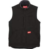 Heavy-Duty Sherpa-Lined Vest, Men's, Small, Black Helyx Safety & Industrial Supplies