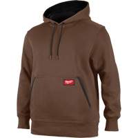 Midweight Pullover Hoodie, Men's, Small, Brown Helyx Safety & Industrial Supplies