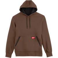 Midweight Pullover Hoodie, Men's, Small, Brown Helyx Safety & Industrial Supplies