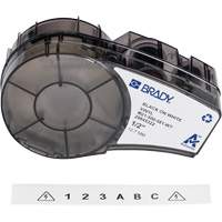 Repositionable Multi-Purpose Labels with Ribbon, Black Helyx Safety & Industrial Supplies