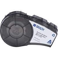 Self-Laminating Wrap Around Labels with Ribbon, Black Helyx Safety & Industrial Supplies