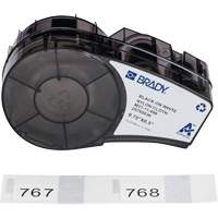 Aggressive Adhesive Multi-Purpose Labels with Ribbon, Black Helyx Safety & Industrial Supplies