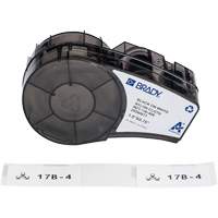 Aggressive Adhesive Multi-Purpose Labels with Ribbon, Black Helyx Safety & Industrial Supplies