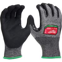 Gants enduits par trempage &agrave; dext&eacute;rit&eacute; &eacute;lev&eacute;e, Taille Petit, Calibre 18, Rev&ecirc;tement Nitrile, Enveloppe en Poly&eacute;thyl&egrave;ne, ASTM ANSI niveau A6/EN 388 niveau F Helyx Safety & Industrial Supplies