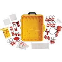 Station de cadenassage &eacute;lectrique avec cadenas de s&eacute;curit&eacute; en nylon utilisant des cl&eacute;s diff&eacute;rentes, Cadenas Plastique, Capacit&eacute; de 60, Cadenas Compris Helyx Safety & Industrial Supplies