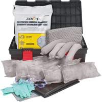 Trousses contre les d&eacute;versements dans une boîte &agrave; outils, Universel, Bac, Absorbance de 31 gal. US Helyx Safety & Industrial Supplies