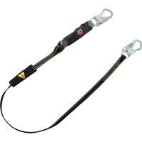 V-Series Welding Energy Absorbing Lanyard, 6', Snap Hook Center, Snap Hook Leg Ends, Kevlar&reg;/Metal/Nylon Helyx Safety & Industrial Supplies