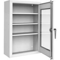 Lockable Medicine Cabinet with Plexiglas Door Helyx Safety & Industrial Supplies