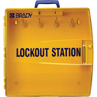 Ready Access Lockout Station, None Padlocks, 40 Padlock Capacity, Padlocks Not Included Helyx Safety & Industrial Supplies