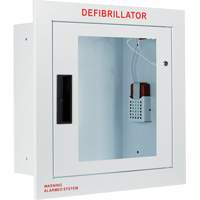 Fully Recessed Large Cabinet with Alarm, Zoll AED Plus&reg;/Zoll AED 3/Cardio-Science/Physio-Control For, Non-Medical Helyx Safety & Industrial Supplies
