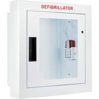Semi-Recessed Large Cabinet with Alarm, Zoll AED Plus&reg;/Zoll AED 3/Cardio-Science/Physio-Control For, Non-Medical Helyx Safety & Industrial Supplies