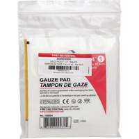 SmartCompliance&reg; Refill Gauze, Pad, 4" L x 4" W, Sterile, Medical Device Class 1 Helyx Safety & Industrial Supplies