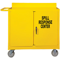 Spill Control Center Cart, 18" L x 38.375" W x 36" H Helyx Safety & Industrial Supplies