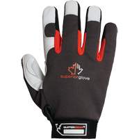 Gants de m&eacute;canicien Clutch Gear Thinsulate, Paume Cuir fleur de ch&egrave;vre/Cuir refendu, Taille Petit/7 Helyx Safety & Industrial Supplies