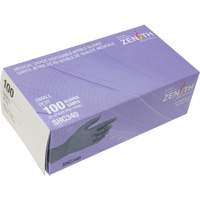 Gants jetables de calibre m&eacute;dical, Petit, Nitrile, 6 mils, Sans poudre, Noir, Classe 2 Helyx Safety & Industrial Supplies