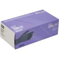 Medical Grade Disposable Gloves, Medium, Nitrile, 6-mil, Powder-Free, Black, Class 2 Helyx Safety & Industrial Supplies