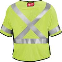 Breakaway Mesh Safety Vest, Black/High Visibility Lime-Yellow, Medium/Small Helyx Safety & Industrial Supplies