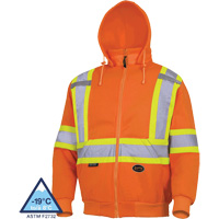 6924 Hoodie, Small, High Visibility Orange Helyx Safety & Industrial Supplies