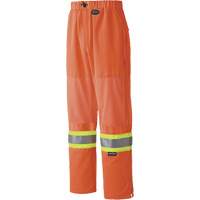 6001P Traffic Safety Pants, Polyester, X-Small, High Visibility Orange Helyx Safety & Industrial Supplies