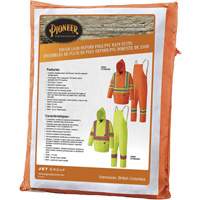 5608 210D Waterproof Rain Suit, Polyester/PVC, Small, High Visibility Orange Helyx Safety & Industrial Supplies
